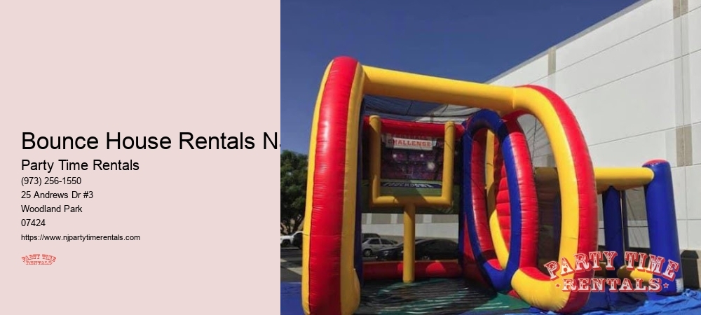 Party Rental Inflatable Obstacle Course