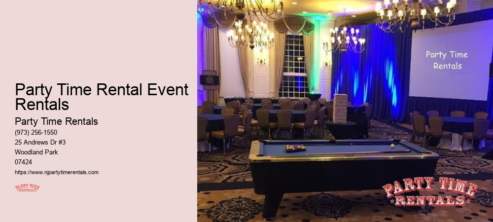 Party Time Rental Event Rentals